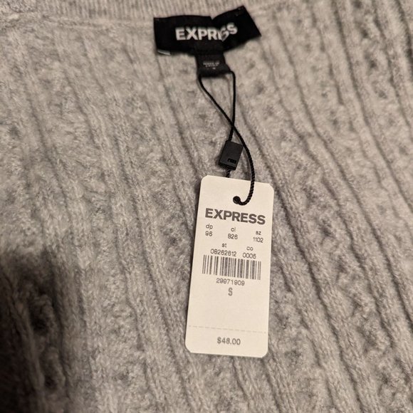 NWT Express Cable Knit Sweater Tank size S - Picture 5 of 5
